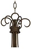 Franklin Iron Works Rust Bronze Chandelier 6 Light 30 Inch Wide