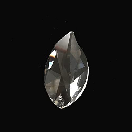 50mm Clear K9 Crystal Chandelier Pendants 100pcs Mango Shape
