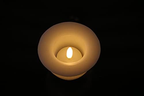 Set of 6 Floating Wax Bowl Candle Holders