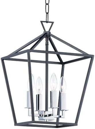 Maxim 25152TXBPN Abode Candle Chandelier 4-Light