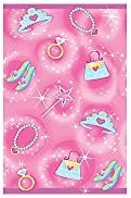 Amscan Sparkling Princess Table Cover 54x96 Pink