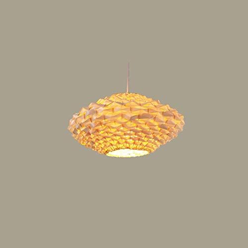 Demeanor Bamboo Woven Chandelier with LED Light
