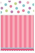Amscan Sweet Little Cupcake Girl 1st Birthday Table Cover