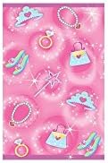 Amscan Sparkling Princess Table Cover 54x96 Pink