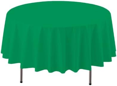 Party Essentials ValuMost Round Table Cover 84 Kelly Green