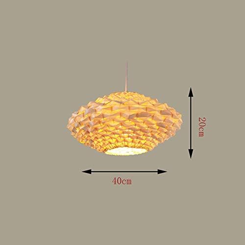 Demeanor Bamboo Woven Chandelier with LED Light