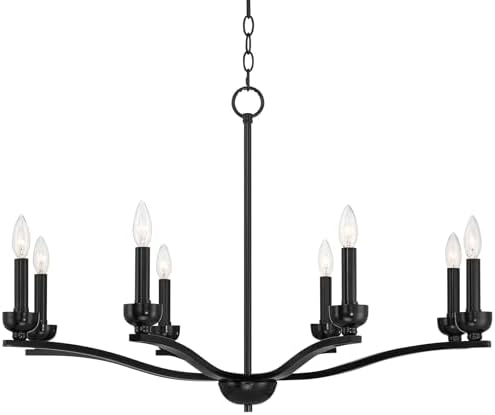 Franklin Iron Works Norwell 8 Light Chandelier