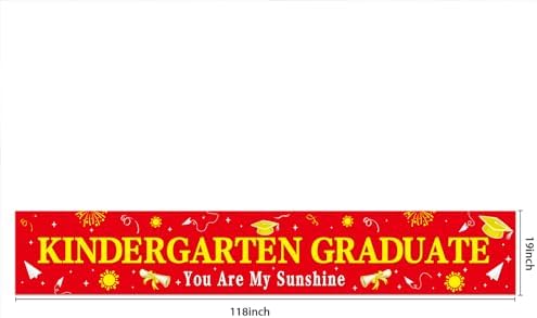Kindergarten Graduate Banner for Graduation Celebration