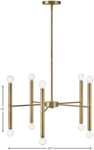 Lark Millie Ten Light Multi-Tier Convertible Chandelier