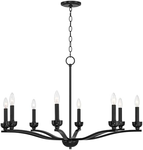 Franklin Iron Works Norwell 8 Light Chandelier