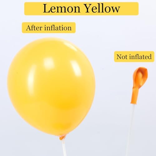 Kozeek Royal Blue Yellow Balloon Garland Arch Kit 150pcs