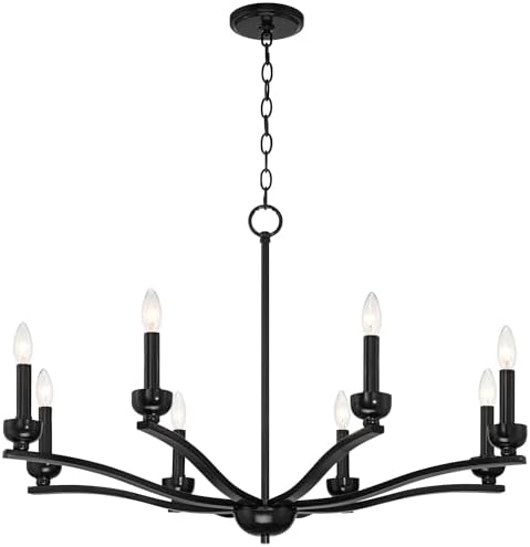 Franklin Iron Works Norwell 8 Light Chandelier