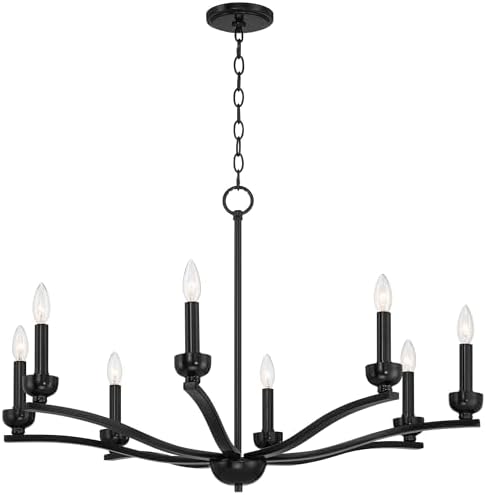 Franklin Iron Works Norwell 8 Light Chandelier