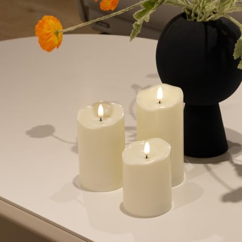 Mingfuxin Flameless Candles with Remote and Timer