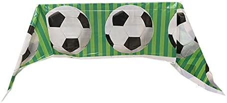 LYT Soccer Themed Tablecloth 71x43 Inch