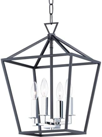 Maxim 25152TXBPN Abode Candle Chandelier 4-Light