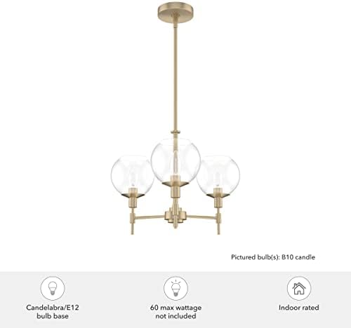 Hunter Xidane 3-Light Alturas Gold Chandelier