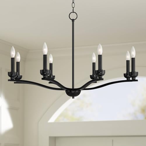 Franklin Iron Works Norwell 8 Light Chandelier