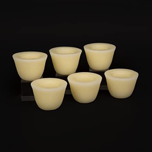 Set of 6 Floating Wax Bowl Candle Holders