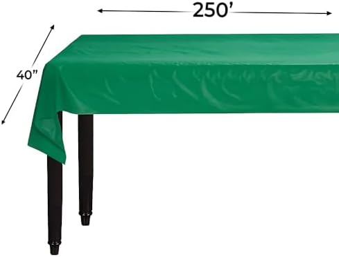 Amscan Festive Green Table Roll 40 x 250