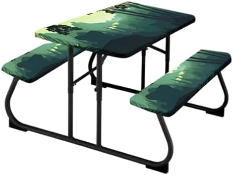 6ft Picnic Table Cover Purple Durable Outdoor Use