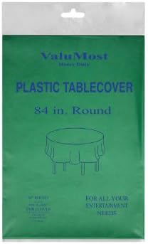 Party Essentials ValuMost Round Table Cover 84 Kelly Green