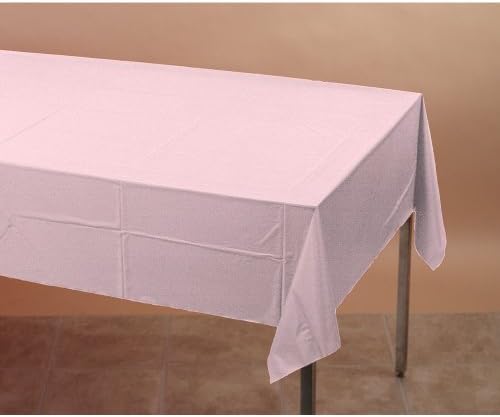 Creative Converting 014016 Plastic Banquet Table Cover Classic Pink 54x108
