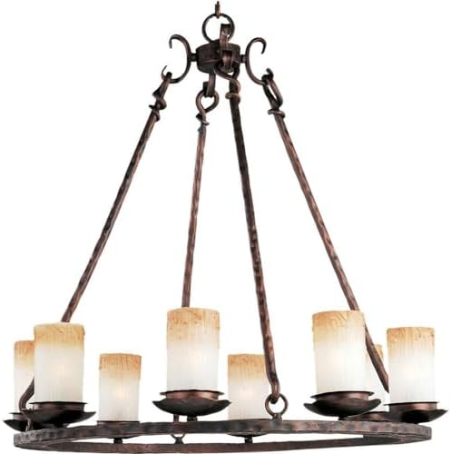 Maxim 10976WSOI Chandelier 8-Light Oil Rubbed Bronze