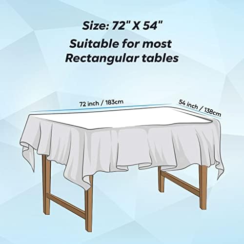 54 x 72 Disposable Tablecloth Wipe Clean