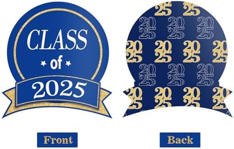 ORIENTAL CHERRY Graduation Centerpieces 30 Pack Blue Gold Decorations