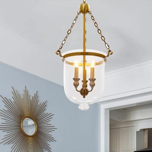 SkybAt Retro Glass Chandelier 3 Light Pendant