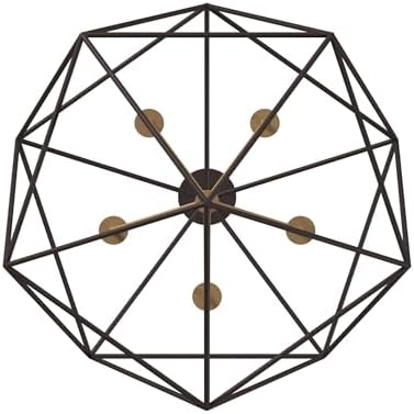 Hinkley Astrid Five Light Open Frame Chandelier with Bronze and Gold Finish