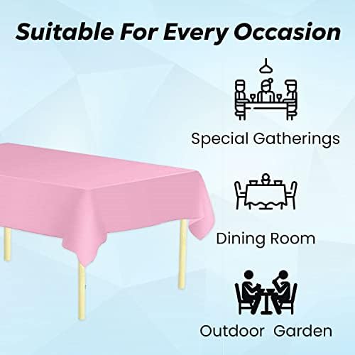 54 x 72 Disposable Tablecloth Wipe Clean