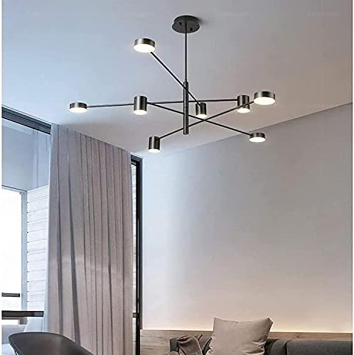 Fashionable Industrial Sputnik Chandelier with 8 Lights