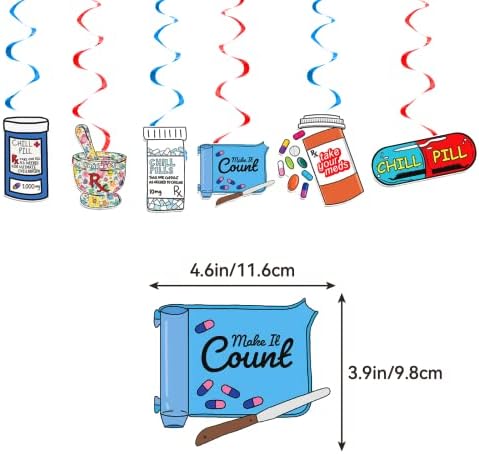 Pharmacy Birthday Party Decorations Set
