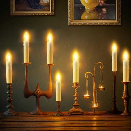 JOSU Flameless Candles Birthday Decor 12PCS LED
