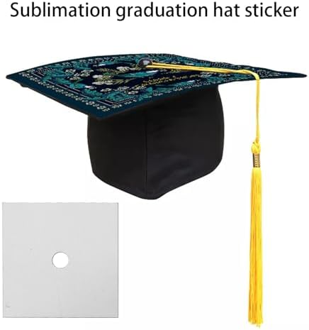 Sublimation Graduation Cap Toppers DIY Sticker