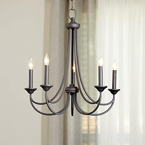 Quorum International Brooks 5 Light Chandelier Satin Nickel