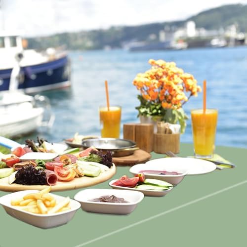 Sage Green Plastic Tablecloths 3 Pack 108x54