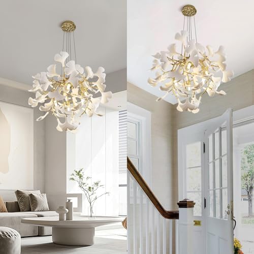 Modern Gold Tree Branch Chandelier for Dining Room