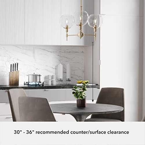 Hunter Xidane 3-Light Alturas Gold Chandelier