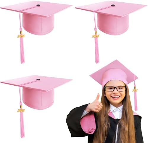 Demonwer Preschool Graduation Hats with Tassel 2025 Class Party Supplies