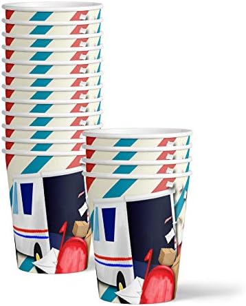 Mailman Birthday Party Plates Napkins Cups Set for 16