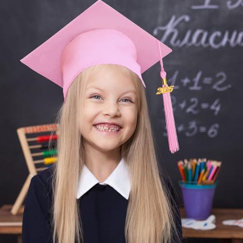 Demonwer Preschool Graduation Hats with Tassel 2025 Class Party Supplies