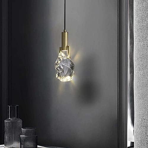 Modern Pendant Light with Crystal Design for Bedroom