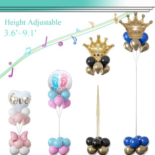 Decojoy Balloon Column Stand Kit Set of 2