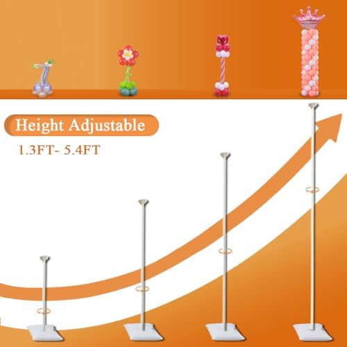 GIMCALO 2IN1 Balloon Arch Stand Kit