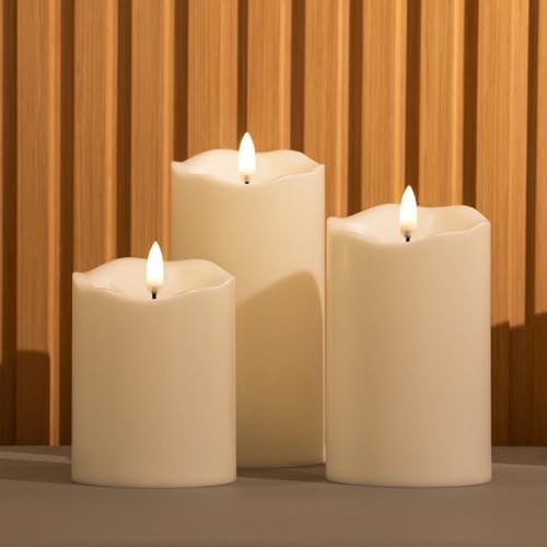 Mingfuxin Flameless Candles with Remote and Timer