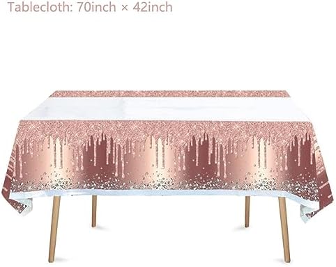 Egami Glitter Diamonds Happy Birthday Tablecloth 70x42 Inches