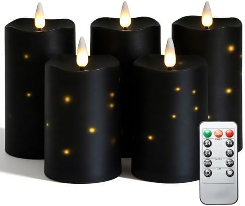 5 Pack Flameless Candles with Remote Control